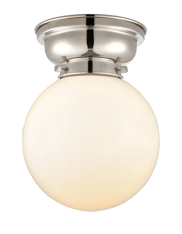 Innovations – 623-1F-PN-G201-8 – One Light Flush Mount – Franklin Restoration – Polished Nickel – 6231FPNG2018