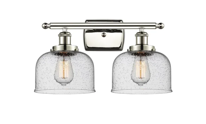 Innovations – 916-2W-PN-G74 – Two Light Bath Vanity – Ballston Urban – Polished Nickel – 9162WPNG74