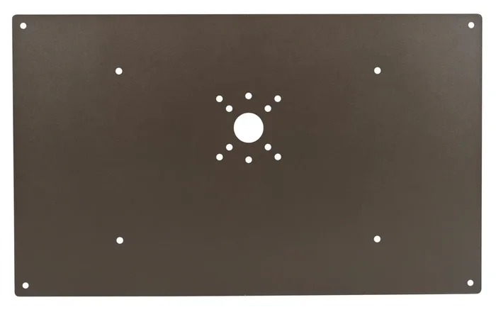 Keystone Back Plate For Medium Size Wallpacks Covers Legacy Style Large HID Housing Dimensions Standard Bronze Color (KT-WPLED-BP-M)