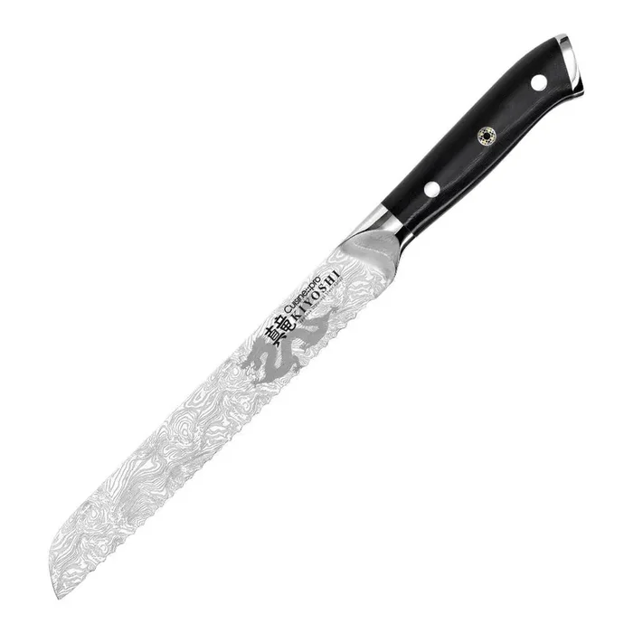 KIYOSHI 8 in. Stainless Steel Full Tang Bread Knife