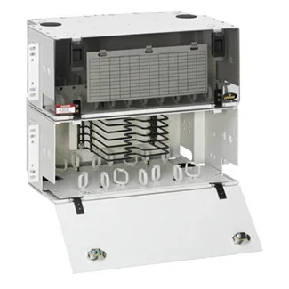 Leviton 8RU LightSpace DPC-700 Enclosure Empty Accepts Up To (12) LightSpace Adapter Plates And (6) Splice Trays (DPC8U-STD)