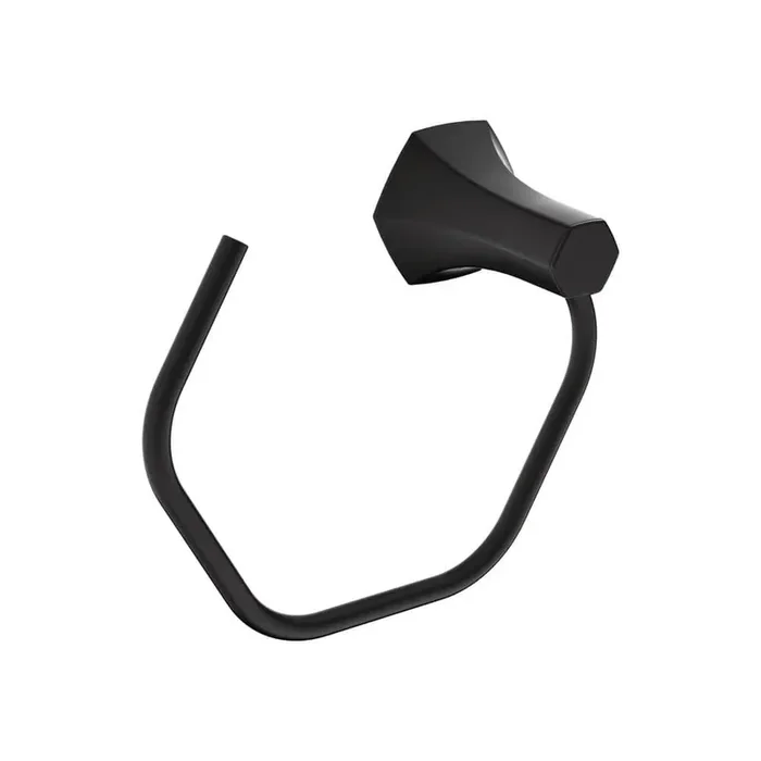 Locarno Towel Ring in Matte Black
