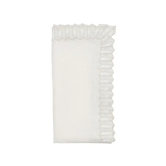 Lumina Napkin in White – Set of 4 by Kim Seybert