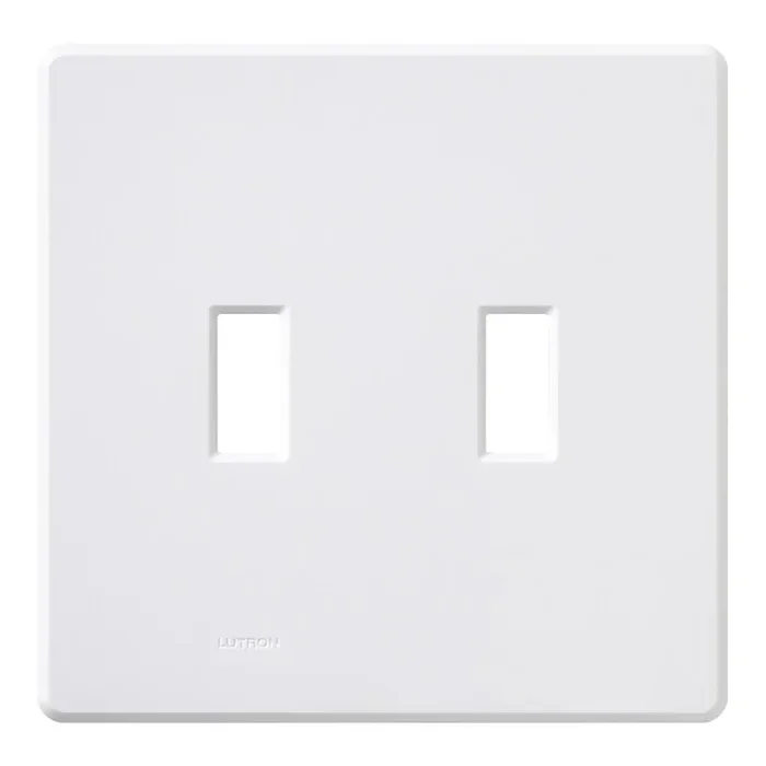Lutron Fassada Wall Plate 2-Gang White (FG-2-WH)