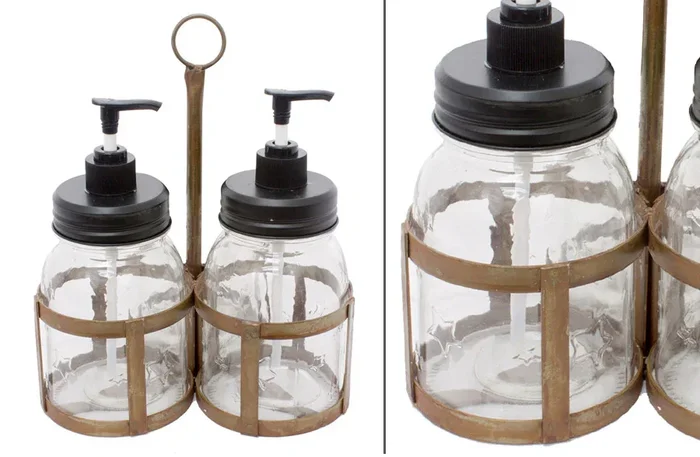 Mason Jar Soap and Lotion Dispenser – Decor Steals