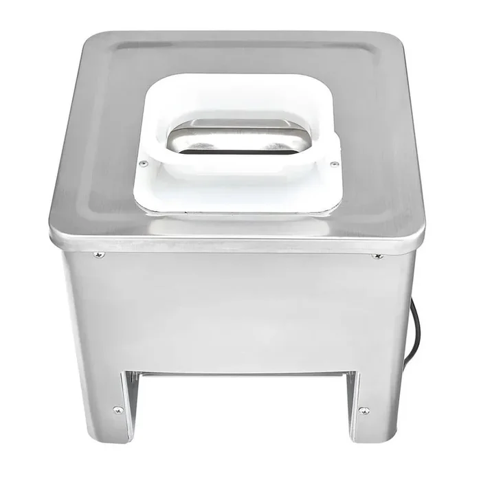Meat Cutter Machine, 550W Electric Meat Slicer, 350 lbs./h Commercial Food Cutter, Stainless Steel, 2.5-10 mm Thickness