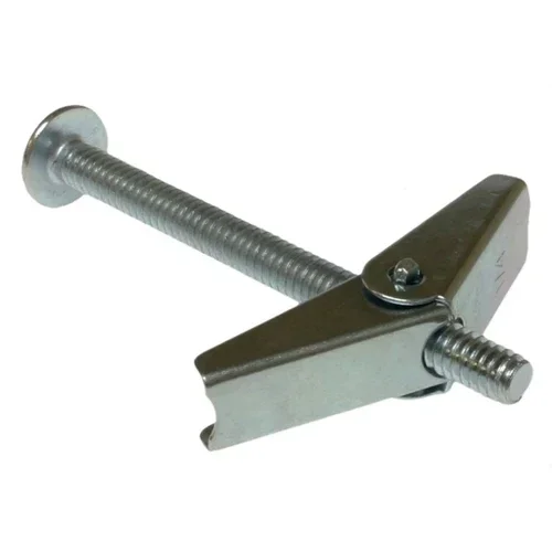 Metallics 1/8 X 3 Flat Head Slotted Spring Wing Toggle Bolt Zinc-50 Per Jar Priced Per Each (J1529)