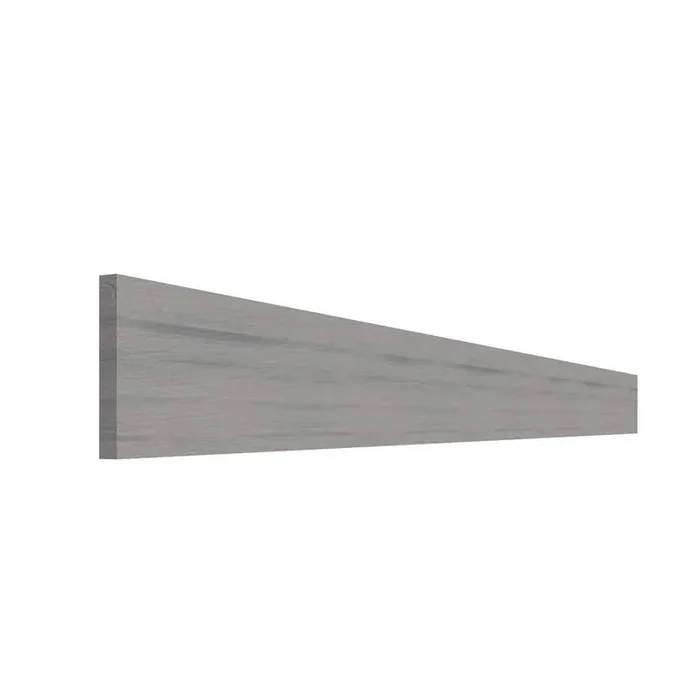 Miami HDPE(High Density Polethylene) 6 in. X 0.63 in. X 96 in Outdoor Cabinet Toe Kick in Dark Ash Matte