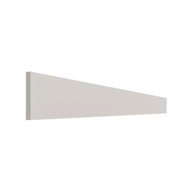 Miami HDPE(High Density Polethylene) 6 in. X 0.63 in. X 96 in Outdoor Cabinet Toe Kick in Shoreline Gray Matte