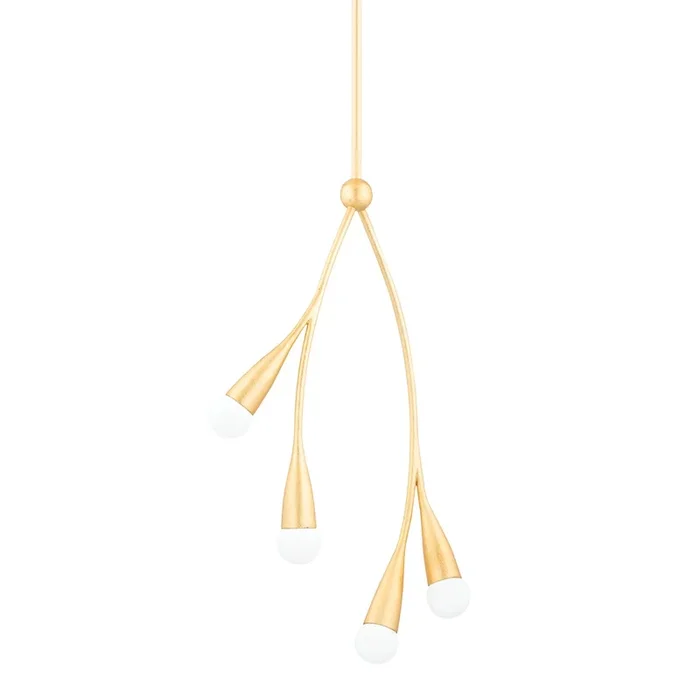 Mitzi – Four Light Pendant – Elsa – H689704GL