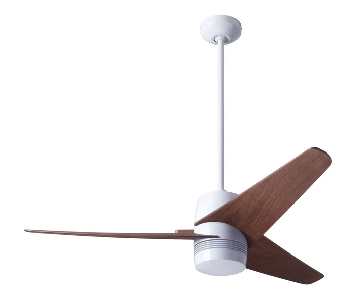 Modern Fan Co – VEL-GW-48-MG-NL-WC – 48″Ceiling Fan – Velo DC – Gloss White – VELGW48MGNLWC