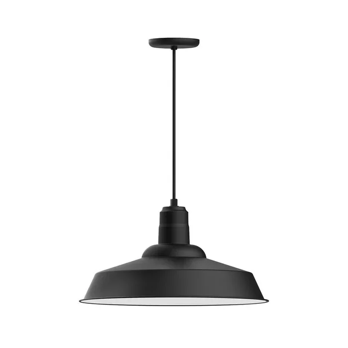 Montclair Light Works – PEB186-41-C24-L14 – LED Pendant – Warehouse – Black – PEB18641C24L14