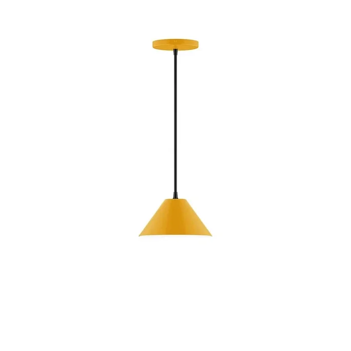 Montclair Light Works – PEB421-21-C21 – One Light Pendant – Axis – Bright Yellow – PEB42121C21