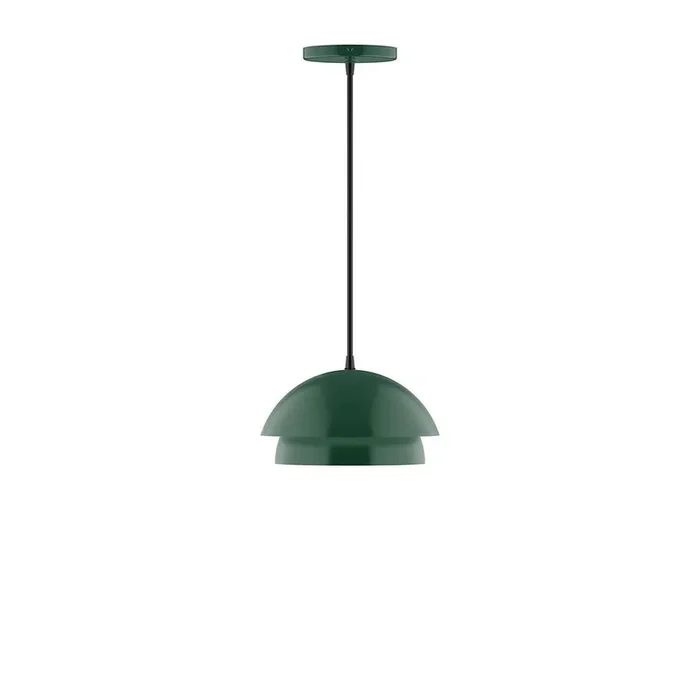 Montclair Light Works – PEBX445-42-C20 – One Light Pendant – Nest – Forest Green – PEBX44542C20
