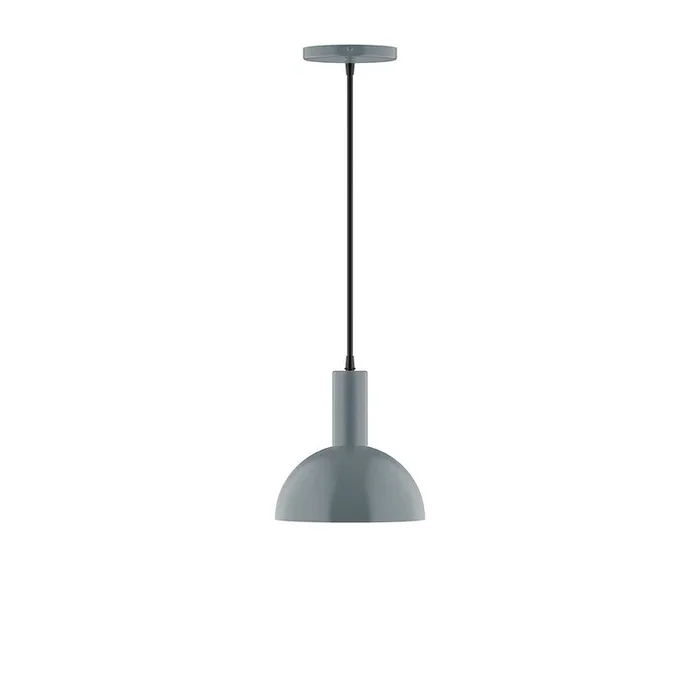 Montclair Light Works – PEBX456-40-C20 – One Light Pendant – Stack – Slate Gray – PEBX45640C20