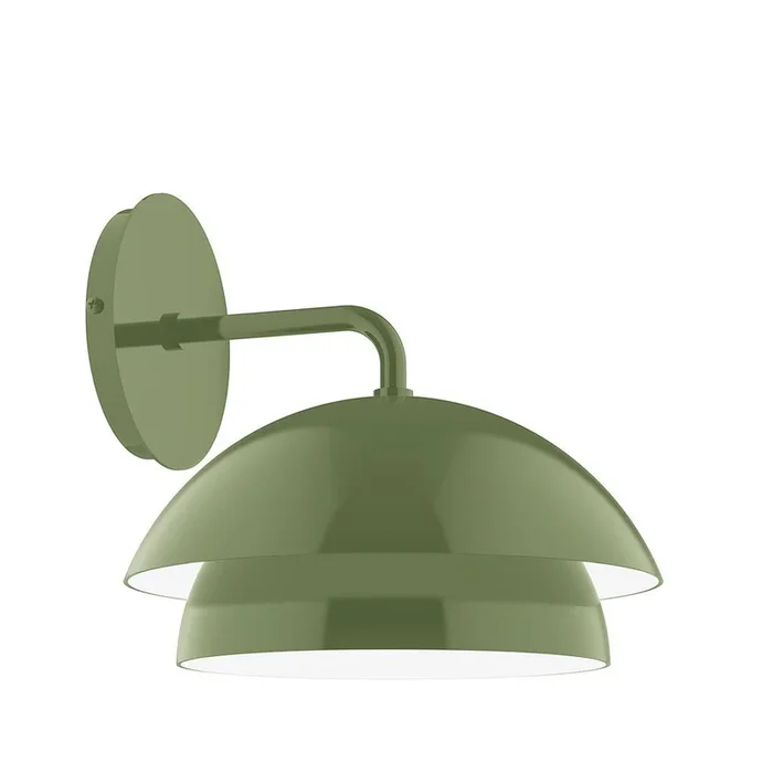 Montclair Light Works – SCJX445-G15-22 – One Light Wall Sconce – Axis – Fern Green – SCJX445G1522