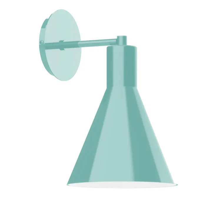 Montclair Light Works – SCK416-48 – One Light Wall Sconce – Jerome – Sea Green – SCK41648