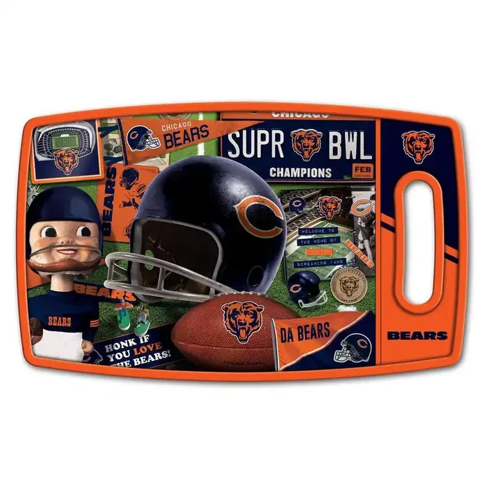NFL Chicago Bears Retro Series Polypropyene Cutting Board