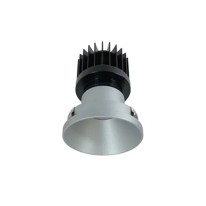 Nora 4 Inch Iolite Plus Round Trimless Downlight 1500Lm/2000Lm/2500Lm (Varies By Housing) 2700K Haze Finish (NIO-4PRTLNDC27XHZ/HL)