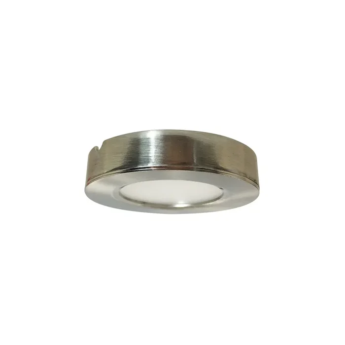 Nora Josh LED Puck Light 12V 4000K Brushed Nickel (NMP-LED40BN)