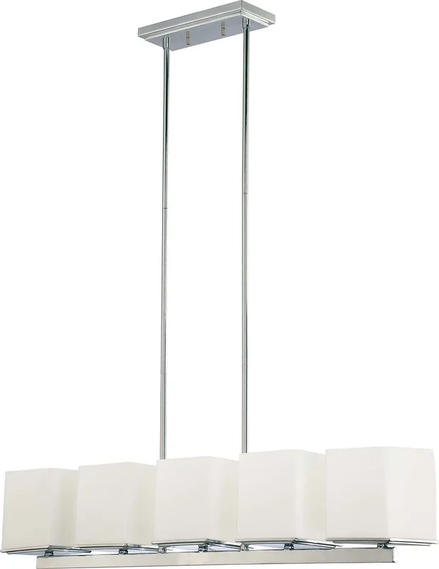 Nuvo Lighting – 60-4091 – Five Light Chandelier – Bento – Polished Chrome – 604091