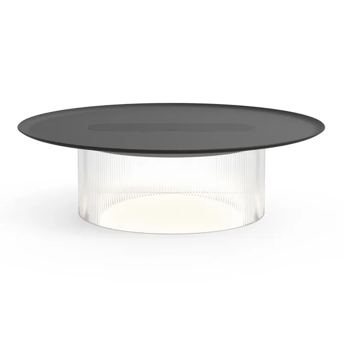 Pablo Designs – CARO SML CLR 16 BLK – LED Table – Carousel – Clear/ Black – CAROSMLCLR16BLK