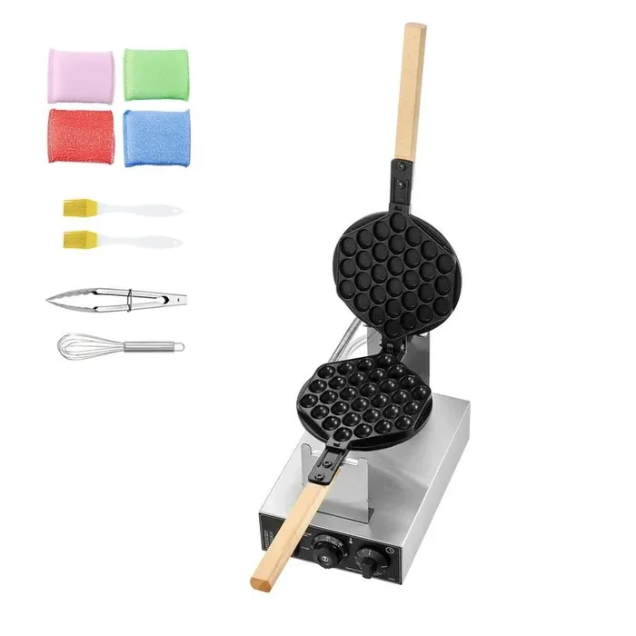 Pancake Maker, 1400 W Electric Grill, Non-stick Stainless Steel, Baker Machine, , Temp & Time Control, Waffle Makers