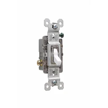 Pass And Seymour 1P Lighted Toggle Switch 15A 120V White (660WSLG)