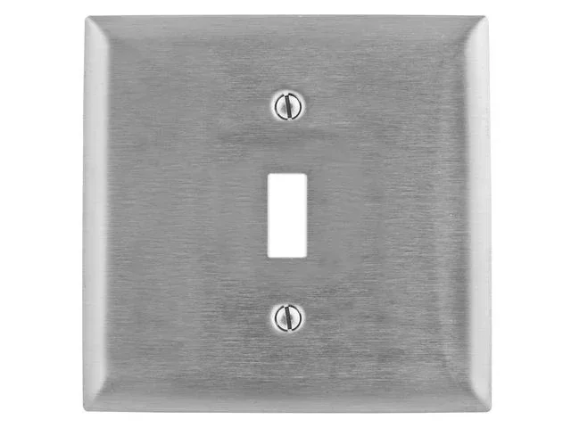 Pass And Seymour Smooth 302SS 2-Gang 1 Toggle Centered (SS740)