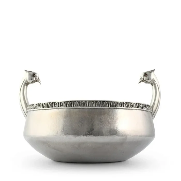Pheasant Stainless Steel Server Bowl by Vagabond House
