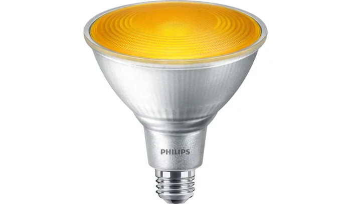 Philips 13.5PAR38/PER/YELLOW/G/E26/ND/ULW 3/1PF 568279 13.5W LED Party Spot PAR38 Lamp Yellow E26 Base Non-Dimmable (929001306633)