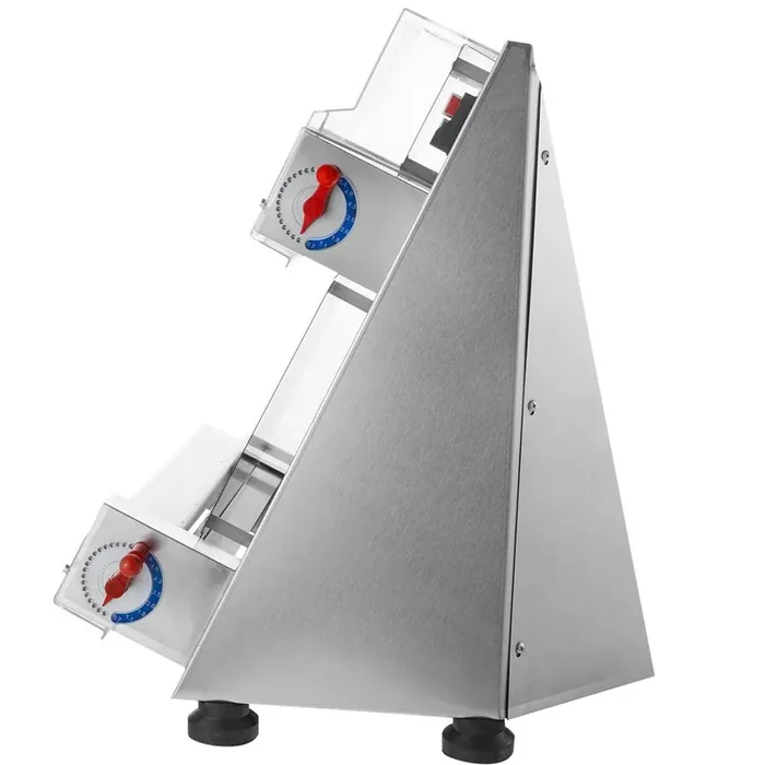 Pizza Dough Roller Sheeter, 3-15 in. Automatic Commercial Pizza Press, 390 W Electric 260 Per Hour Dough Roller