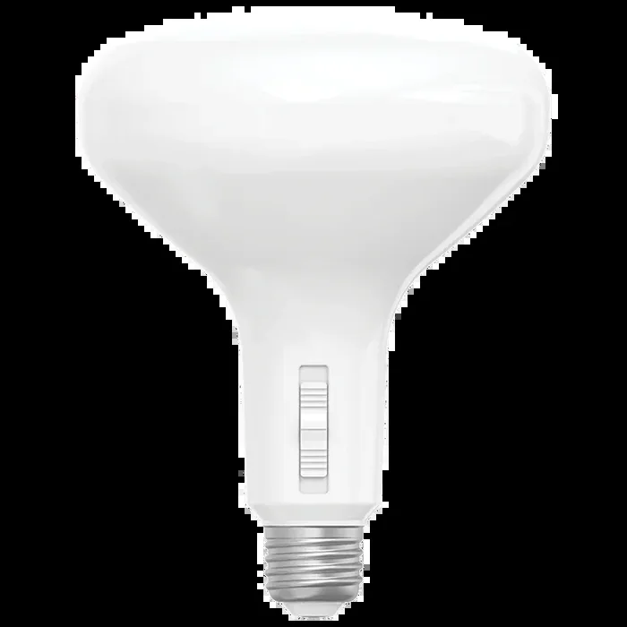 RAB 11W LED BR40 Reflector Bulb CCT Selectable 2700K/3000K/3500K/4000K/5000K 90 CRI 120V E26 Base (BR40-11-9CCT-DIM)