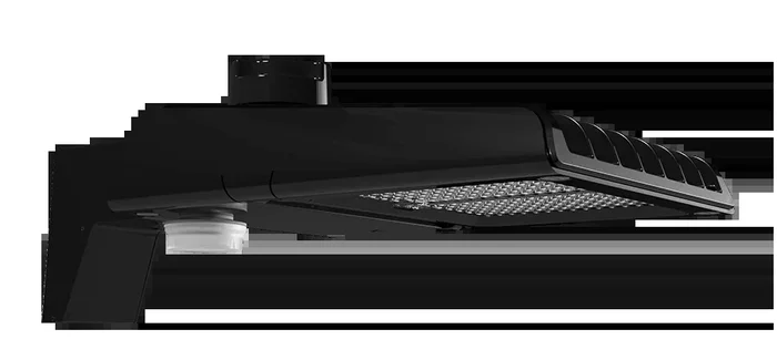 RAB A22 Field Adjustable Area Light 100W/80W/60W 3000K/4000K/5000K Type 4 Pole Mount Microwave Occupancy Sensor Black (A22-4T100B/MVS)