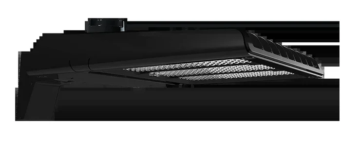 RAB A22 Field Adjustable Area Light 150W/120W/100W 3000K/4000K/5000K Type 4 Pole Mount 7-Pin Receptacle Black (A22-4T150B)