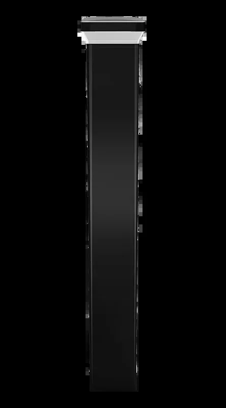 RAB Bollard Square 42 Inch 24W 480V Dimmable LED Warm Black (BLED24YK/480/D10)