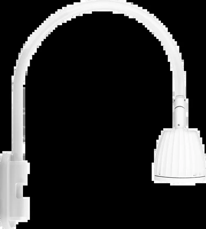 RAB Gooseneck Style5 26W Warm LED No Shade White (GN5LED26YW)