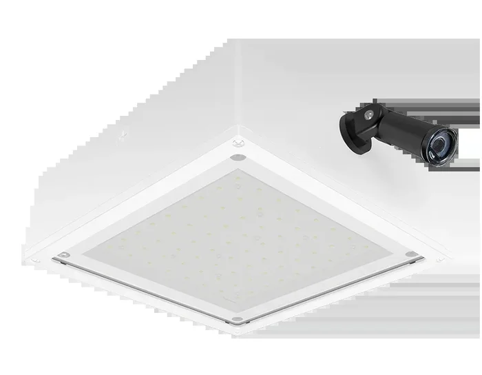 RAB VanLED 40W 5000K Flat Frosted Lens 120V Swivel Photocell White (VANLED40FFRW/PCS)