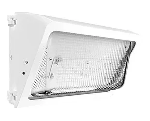 RAB Wall Pack 2 4900Lm 34W 70 CRI 5000K 120-277V 0-10V Dimming Microwave Sensor White (WP2LED49L-750WU/MVS)