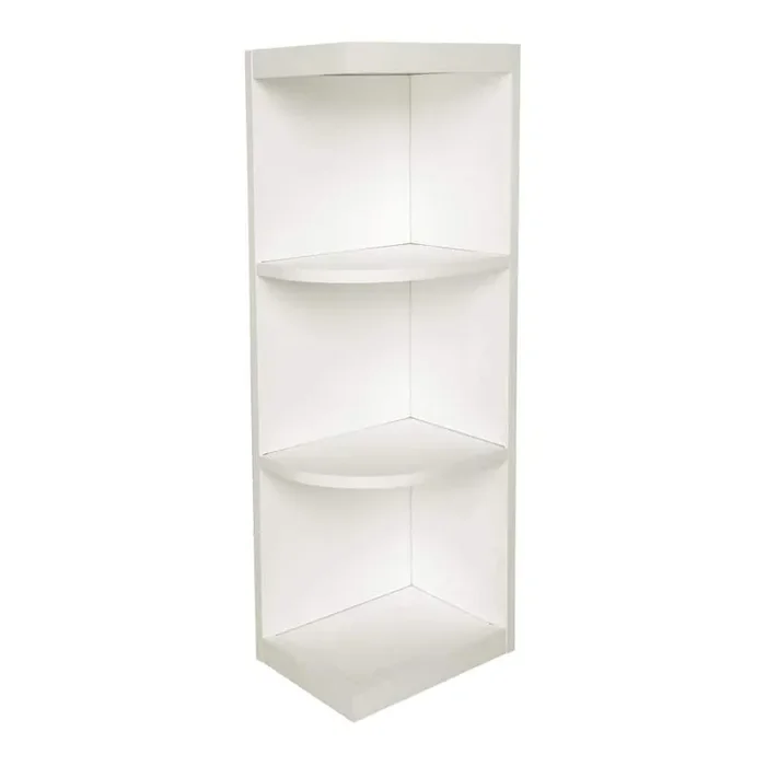 Ready to Assemble 9x30x12 in. Shaker Wall End Open Shelf Cabinet in White