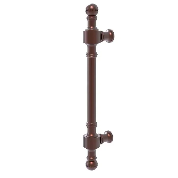 Retro Dot Collection 8 in. Center-to-Center Beaded Door Pull in Antique Copper
