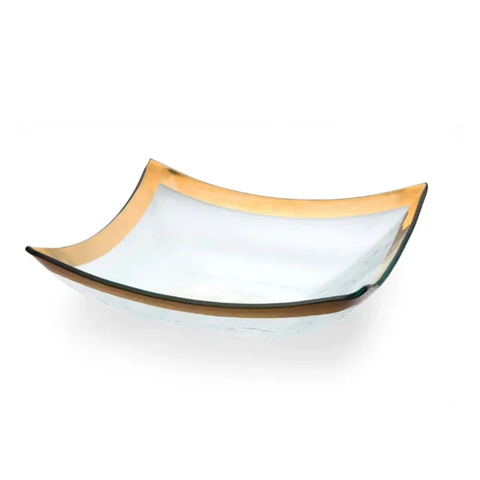 Roman 11″ Antique Large Four Point Bowl by Annieglass