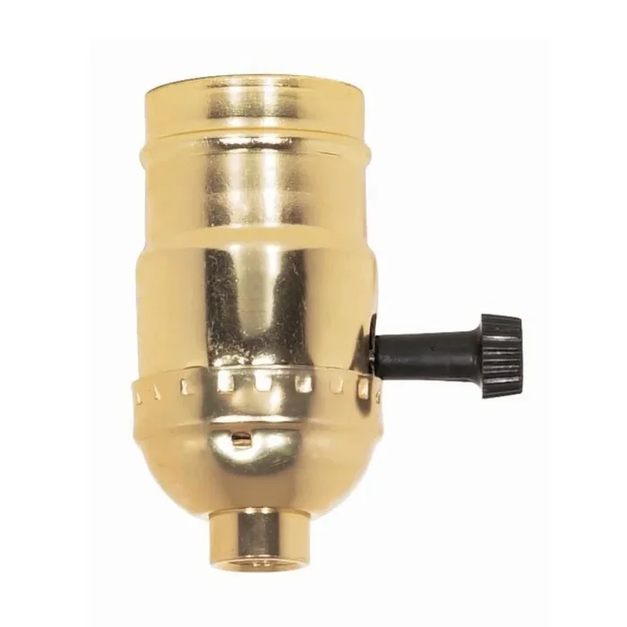 Satco – 80-1560 – Socket – Brite Gilt – 801560