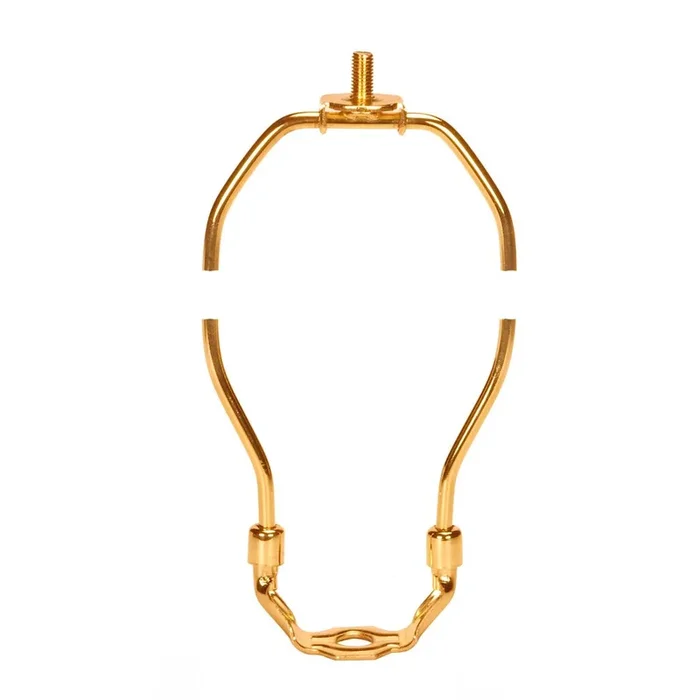 Satco – 90-924 – Heavy Duty Harp – Polished Brass – 90924