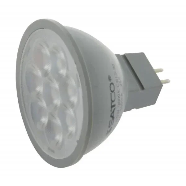 SATCO/NUVO 6W MR16 LED 3000K GU5.3 Base 40 Degree Beam Angle 24V (S11341)