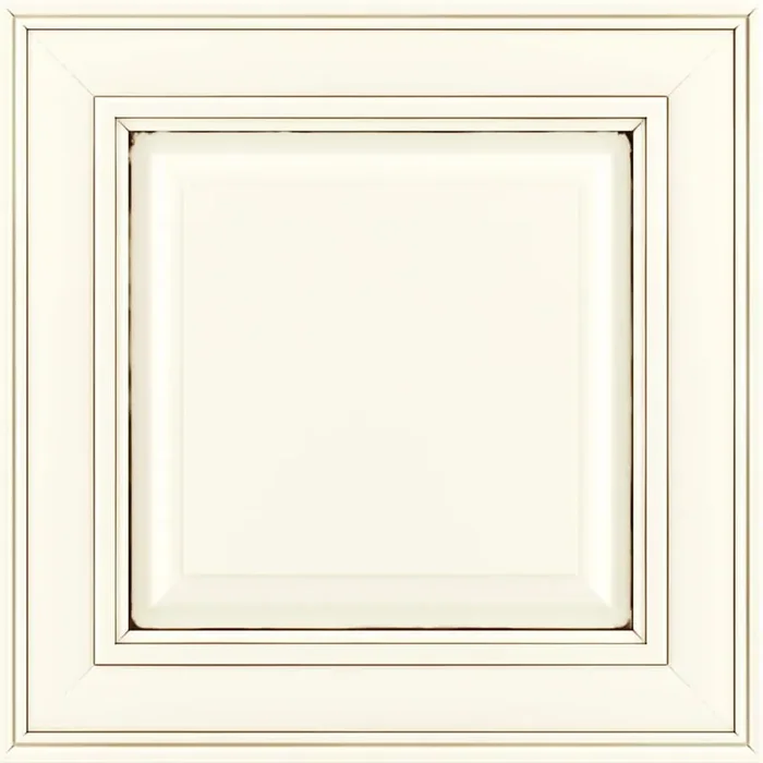 Savannah 11 9/16-in. W x 3/4-in. D x 11 1/2-in. H in Painted Biscotti Glaze Cabinet Door Sample