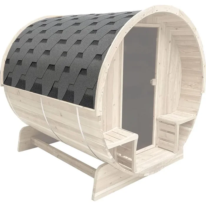 SB4SSNG Gray Shingle Bitumen Replacement or Upgrade Roof Set for 60 x 72 x 75 in. Cedar and Pine Sauna