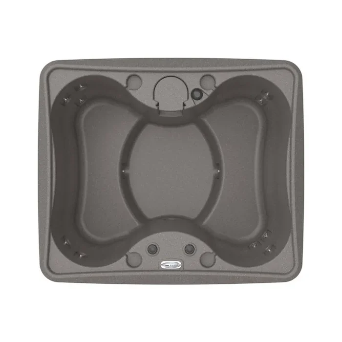 Select 150 4-Person Plug and Play Hot Tub with 12 Stainless Jets and LED Waterfall in Keystone