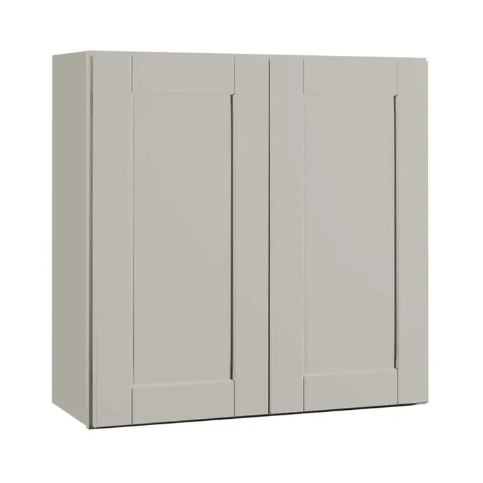 Shaker 30 in. W x 12 in. D x 30 in. H Assembled Wall Kitchen Cabinet in Dove Gray