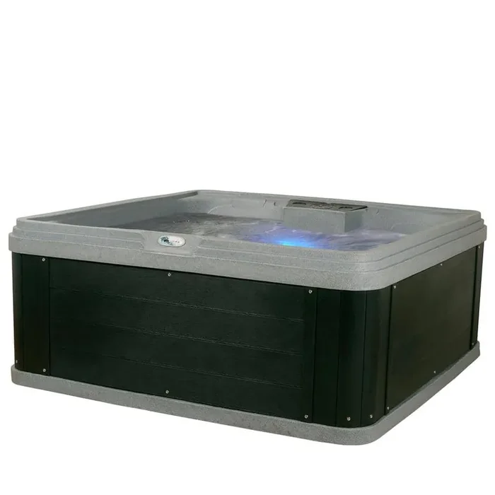 Siesta LS 6-Person 30-Jet, 70-Port Lounger 240V Hot Tub with Stainless Steel Jets and Heater and Built-in Ice Bucket